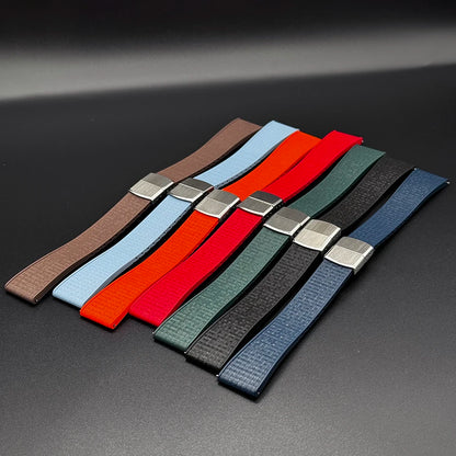 Cinturino per orologio in gomma FKM Premium - Adatto a tutte le marche - Lunghezza regolabile tramite taglio