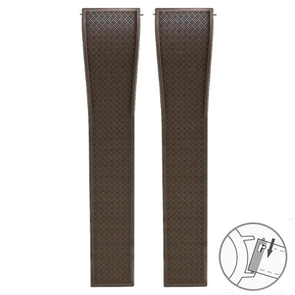 Bracelet montre Racing / Aviateur en caoutchouc Premium - Rapide, Boucle Déployante - A Découper