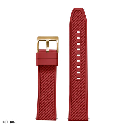 Nouveau Design HAISCH FKM bracelet de montre en caoutchouc 18mm 20mm 22mm 24mm forme de balle bracelets de montre à dégagement rapide bracelets de plongée étanches