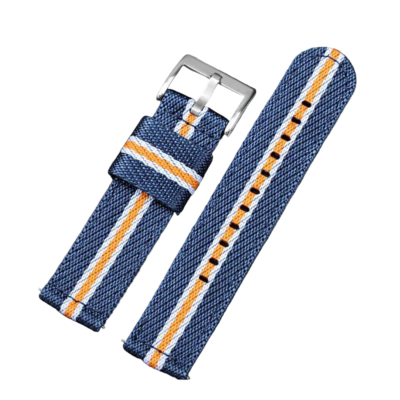 Bracelet de montre Nato 2 Pièces - Compatible connectée - Sangles en Nylon Tissé