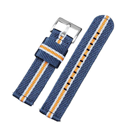 Bracelet de montre Nato 2 Pièces - Compatible connectée - Sangles en Nylon Tissé