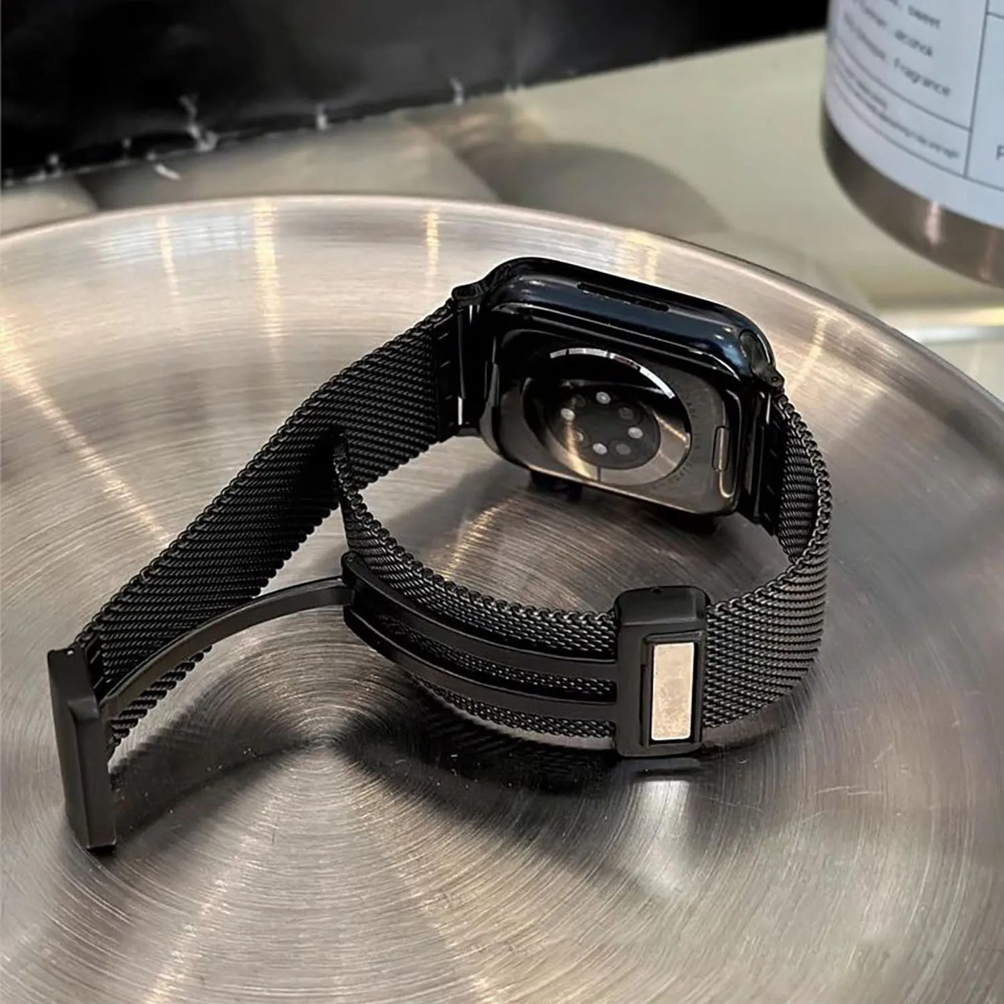 Magnetic Band for Apple Watch Ultra 49mm, 44mm 45mm 40mm 41mm 42mm 38mm, Stainless Steel iWatch Series 7 8 se 6 5 3