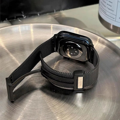 Magnetic Band for Apple Watch Ultra 49mm, 44mm 45mm 40mm 41mm 42mm 38mm, Stainless Steel iWatch Series 7 8 se 6 5 3