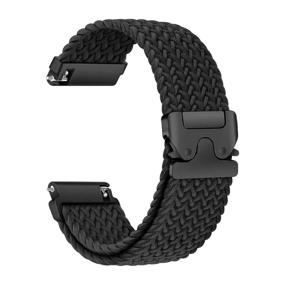 Bracelet à boucle tressée pour Garmin Forerunner 965 970 265 165 570, boucle de Parachute, bracelet de montre en Nylon Garmin Venu 4/3/2 Active 6-5