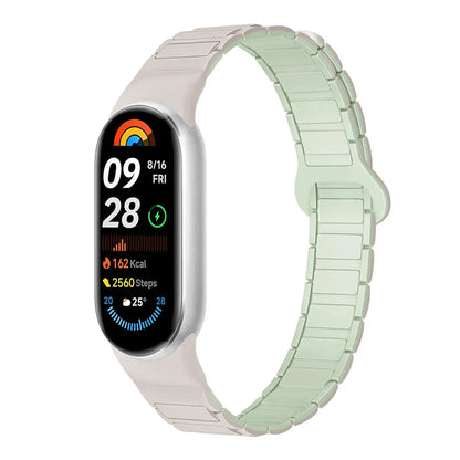 Bracelet magnétique en silicone pour Xiaomi Mi Band 10, 9, 8 – Accessoire de montre de sport