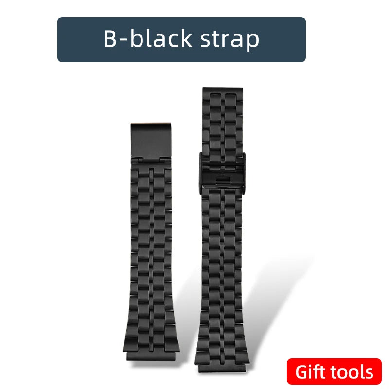 A158 169 Cassa in metallo Bracciale in acciaio inossidabile da 18mm per Caiso a159 a158 argento/nero/oro Cornice in vetro Uomo Donna Mod kit parte