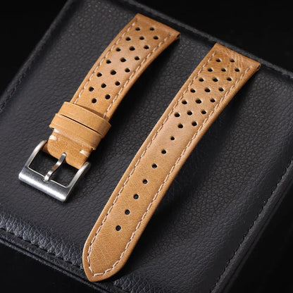 Bracelet universel en cuir de vache véritable, 18mm 20mm 22mm, pour Samsung Galaxy Watch 6 5 4, doux et respirant, rétro