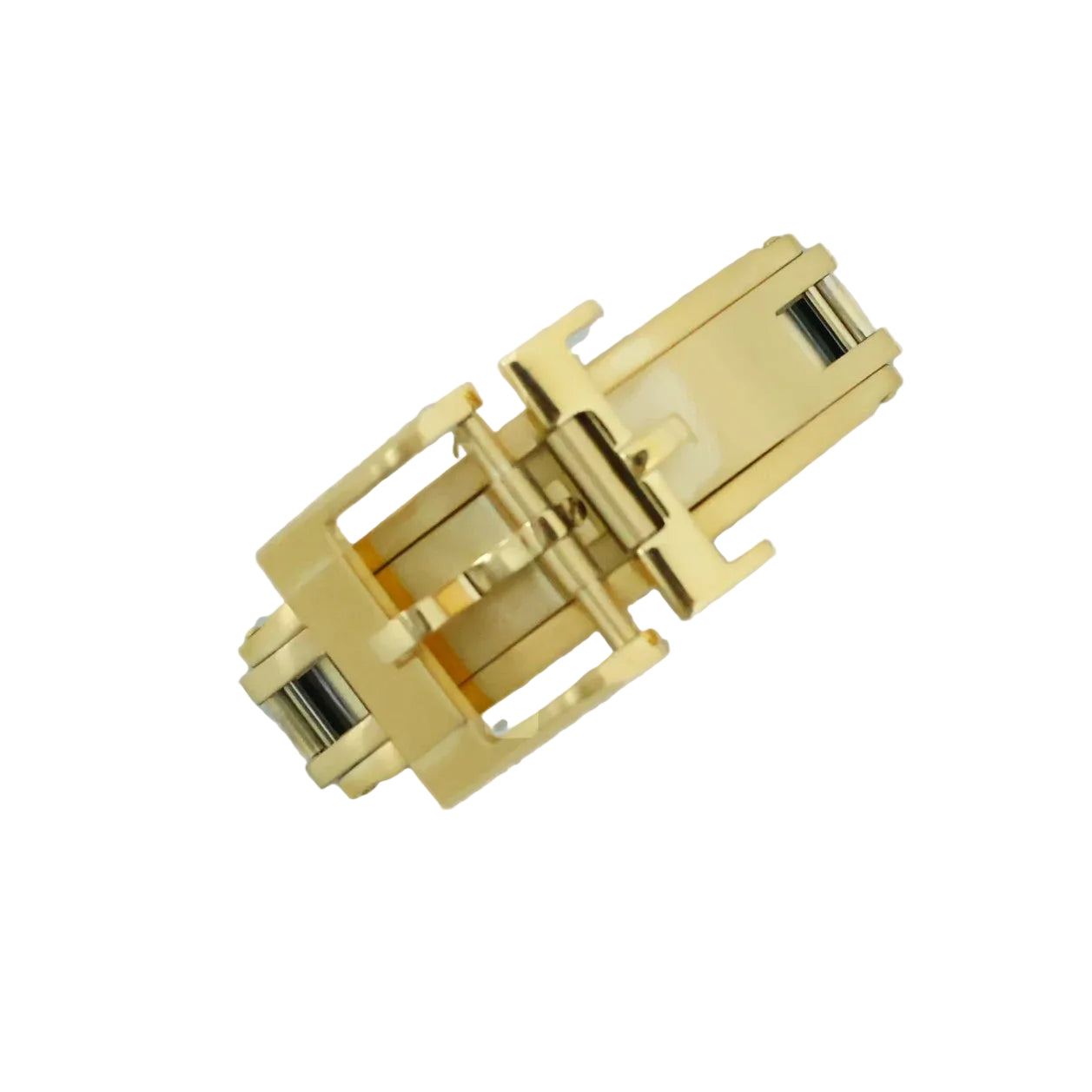 Deployment clasp for premium watch strap