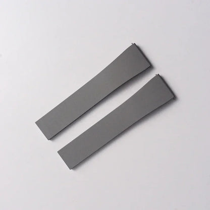 Nuovo design CTS Cinturino per orologio in gomma fluorocarbonica da 18 mm, 20 mm, 22 mm, 21 mm con fibbia a farfalla a sgancio rapido, cinturino in FKM da tagliare su misura