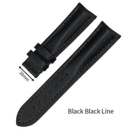 Genuine Soft Cowhide Leather Watch Strap, 22mm, 21mm, 20mm, for Breitling, for Premier Superocean Avenger Navitime World