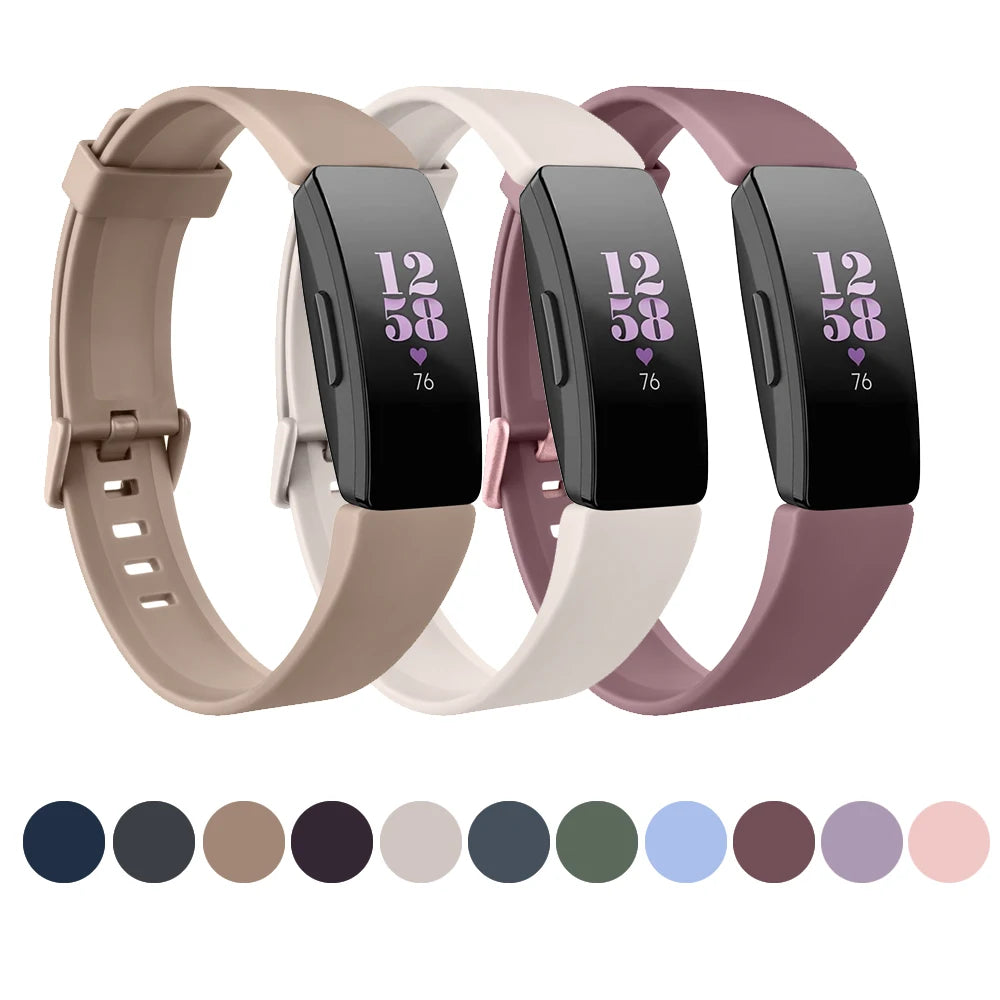 Bracelet en TPU souple pour Fitbit Inspire 1/Inspire 2/Inspire HR, Bracelet de montre pour Fitbit Inspire ACE 2, remplacement du bracelet