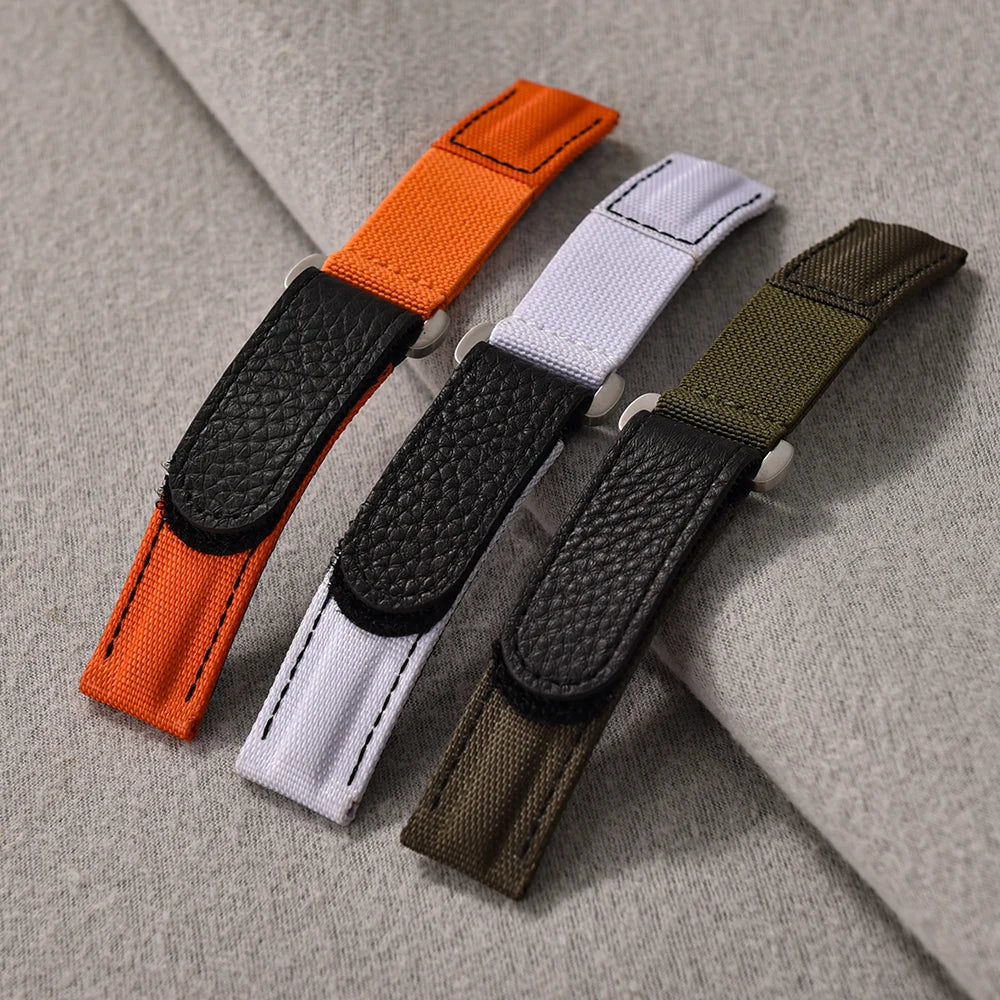 Bracelet de montre à séchage rapide, crochet et boucle améliorés de 20mm, toile élastique, tissu voile, bracelet de montre en Nylon pour Garmin