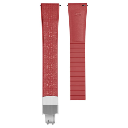 Bracelet de montre en caoutchouc Premium - Boucle Silver, Gold ou Noir