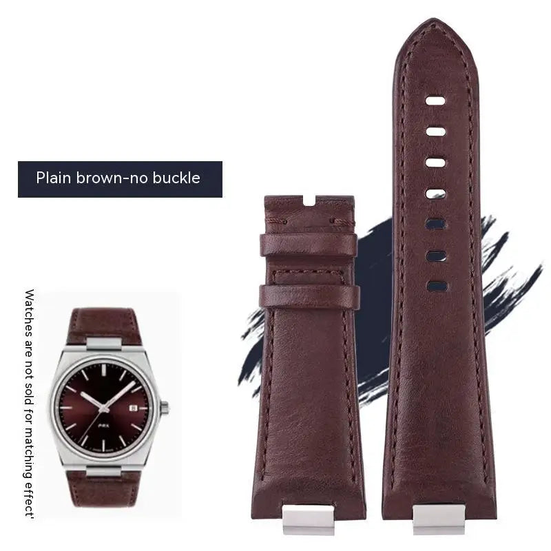 Pour Tissot 1853 Super Player PRX série T137.410/T137.407 bracelet de montre en cuir véritable T137 bracelet de montre en cuir surélevé pour hommes 12mm