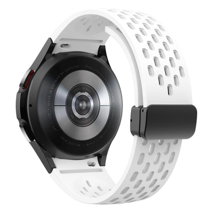 Bracelet en Silicone pour Samsung Galaxy Watch 7 6 5 4 40mm 44mm 5 Pro 45mm, bande à boucle magnétique 6 classique 43mm 47mm, sans espaces