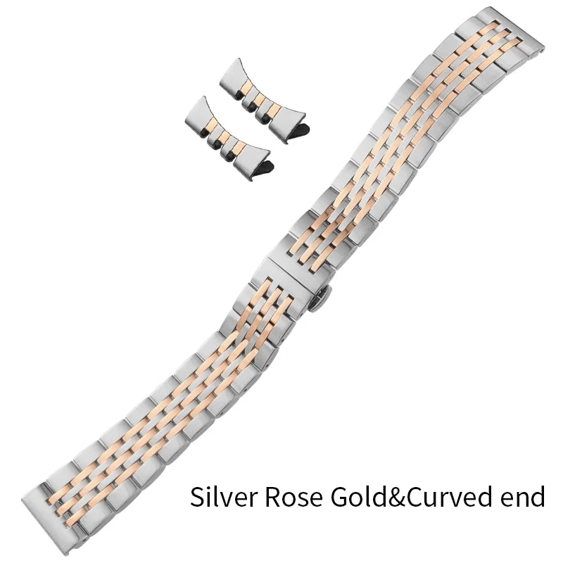 Stainless Steel Watch Strap 18mm 19mm 20mm 21mm 22mm 24mm 23mm for Breitling Tag Heuer Carrera Longines L4, Watchbands