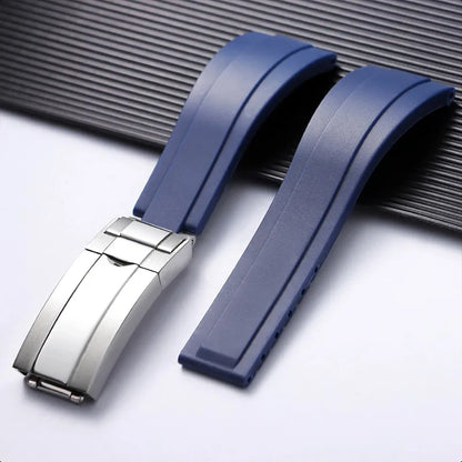 For Rolex 20mm Silicone Strap for Rolex Water Ghost Daytona Submariner, Rubber Silicone Watch Strap, Waterproof Bracelet