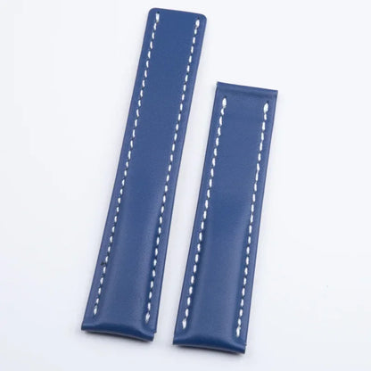 Cinturino universale in vera pelle di bambù, morbido, compatibile con cinturino TAG Heuer MONACO, nero, marrone, blu, 22mm, 24mm, fibbia pieghevole
