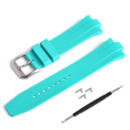 Nuovo cinturino in gomma fluorurata da 9 mm per Citizen NJ0150 NJ0151 ME Series FKM con estremità convessa a sgancio rapido