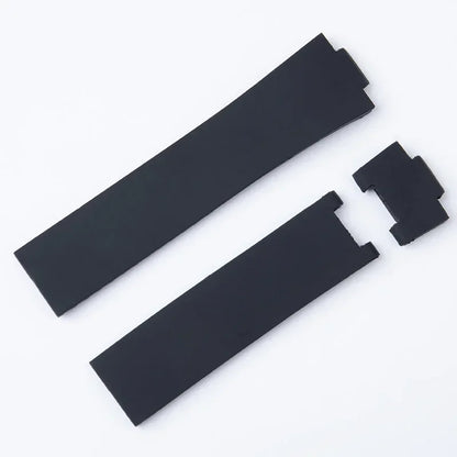 Bracelet de montre en caoutchouc souple pour femmes, taille pour Athens Observation Navigation 1183, étanche, noir, bleu, Ulysse Nardin, 22mm x 11mm