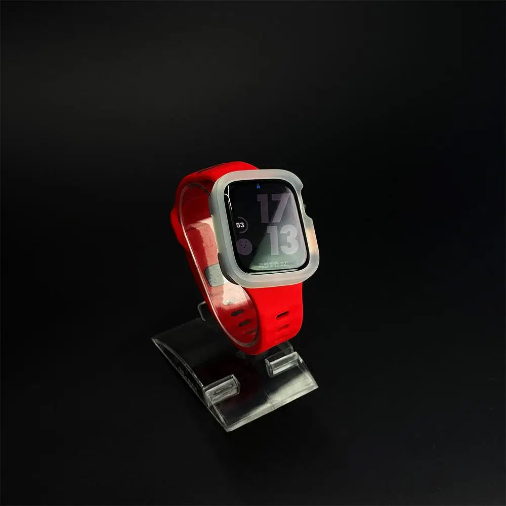 Silicone case + strap for Apple Watch Ultra 2 49mm 46mm 42mm 40mm 41mm 44mm 45mm for Apple Watch Series 11 10 9 8 7 6 5 4