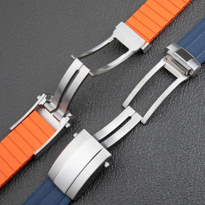 FKM Fluoro Rubber Watch Strap GTS Adjustable Soft Quick Release 18/19/20/21/22mm for Breitling/Omega, Diving Strap