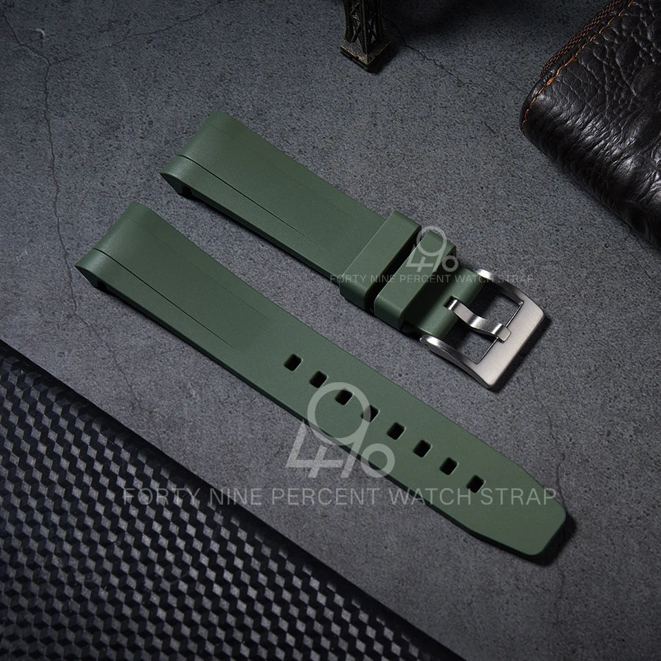 Bracelet de montre en caoutchouc FKM 20 mm, luxe, sport, pour Tudor Black Bay 58 BB58, modèles M79680/79730/70300.
