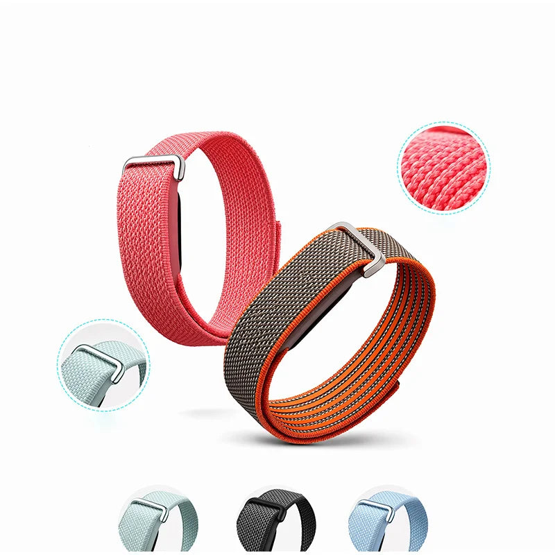 Bracelet de montre sport tressé en nylon pour Google Fitbit Air, séchage rapide, respirant, accessoires pour hommes et femmes