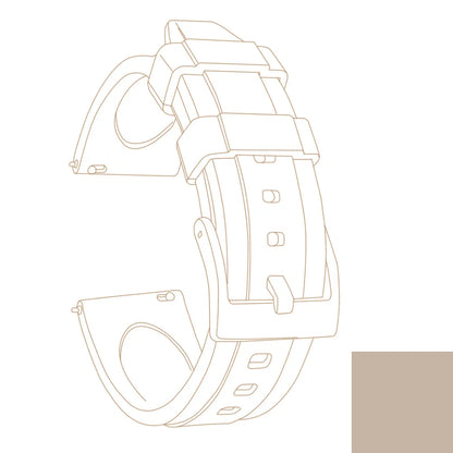 Cinturino per orologio in gomma premium - Sgancio rapido / Fibbia ad ardiglione - Universale