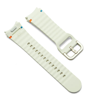 Cinturino originale in silicone senza spazi, regolazione rapida, per Samsung Galaxy Watch 7 6 5 4 40mm 44mm, 5Pro 45mm 6 Classic 43mm 47mm