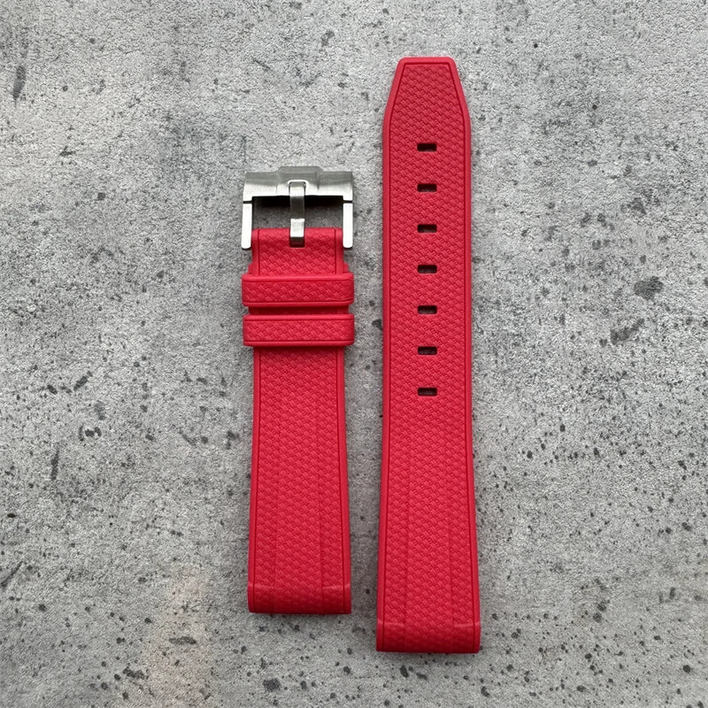 20mm Silicone Rubber Watch Strap – Men's and Women's