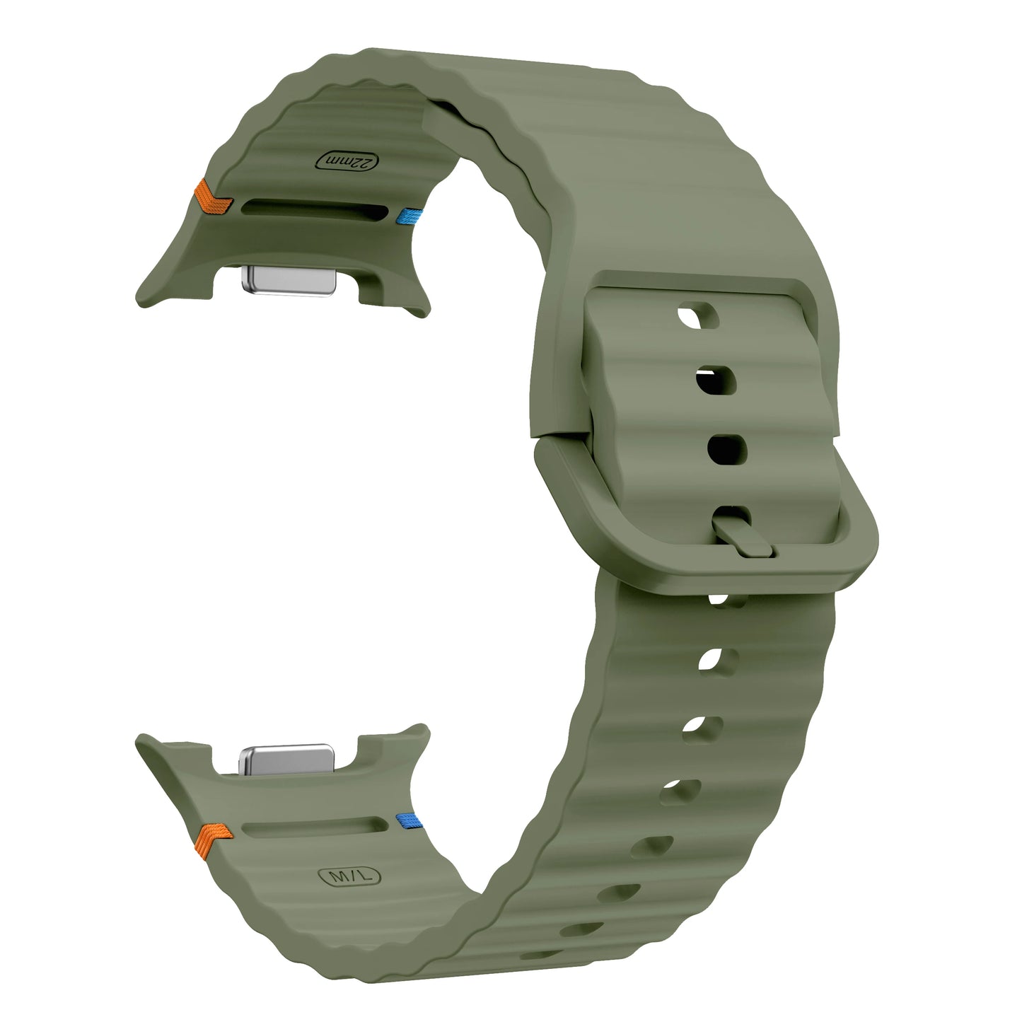 Original Silicone Strap for Samsung Galaxy Watch 9 8 44mm 40mm, Correa Band for Galaxy Watch 9 8 Classic 46mm, Accessories