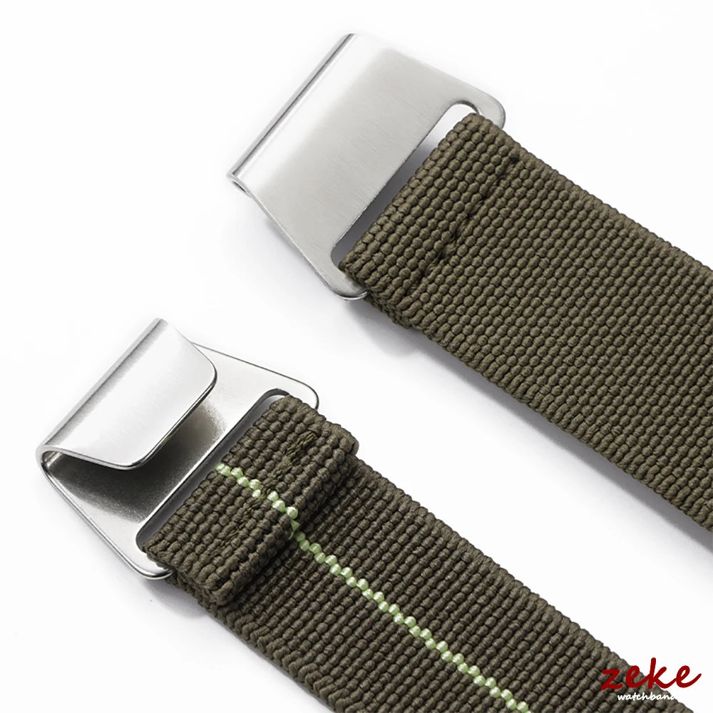 Bracelets de montre en Nylon 18/20/22mm, Parachute élastique respirant, respectueux de la peau, pour Rolex Water Ghost pour Omega pour Bracelet Tudor