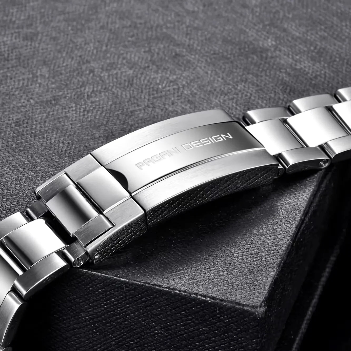 PAGANI-Cinturino per orologio in acciaio inossidabile, Jubilee, Uco Original, PD1661, PD1662, PD1651, SION L, Larghezza 20mm, Lunghezza 220mm