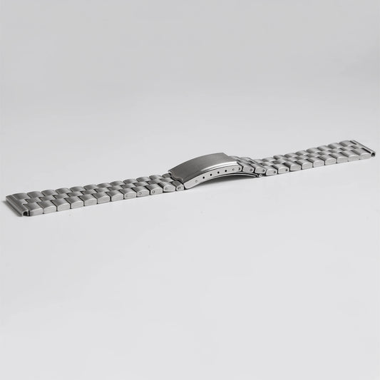 Bracelet de montre vintage en acier inoxydable brossé argenté 19*21mm pour SEIKO SKX 6138 6106 6119 4006 Sport 5, bracelet de poignet en métal