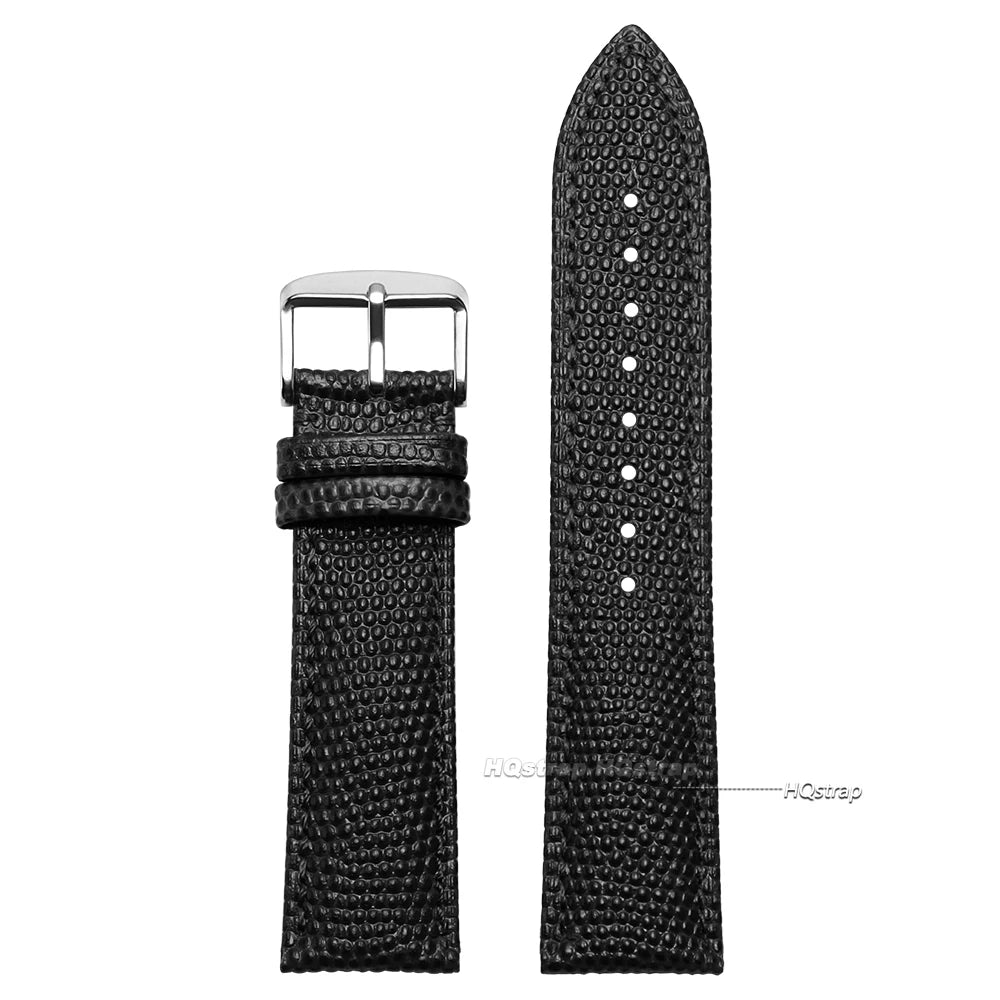 Cinturino per orologio in pelle bovina con motivo lucertola, per Seiko, da donna e da uomo, 14mm 15mm 16mm 18mm 19mm 20mm 21mm 22mm