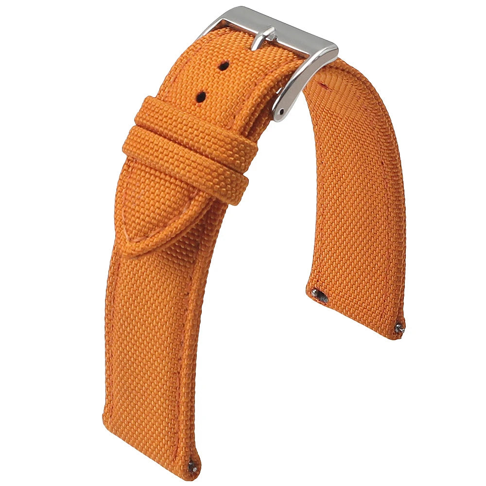 OZE Bracelet de montre en tissu Nylon - Libération Rapide - Boucle Poli Miroir