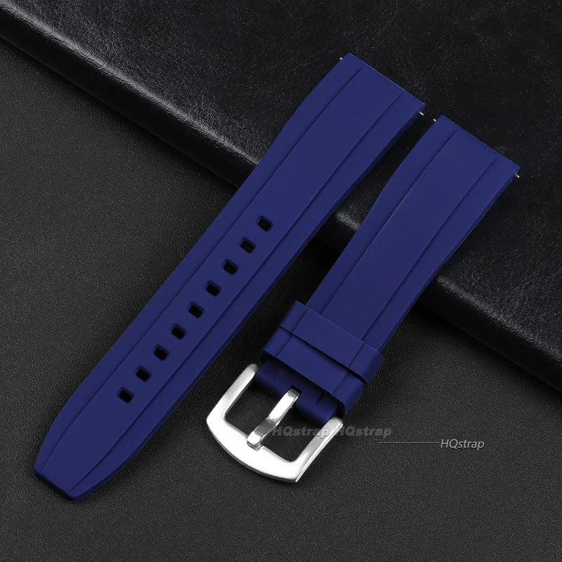 Cinturino per orologio in silicone di alta qualità, cinturino in gomma a sgancio rapido 20mm 22mm, bracciale di ricambio, accessori per donne e uomini