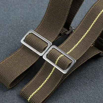 Cinturino in Nylon Elastico per Orologio 18/20/22mm, Cinturino Universale Sportivo Francese Paracadute per Uomini e Donne, Braccialetto per Smartwatch