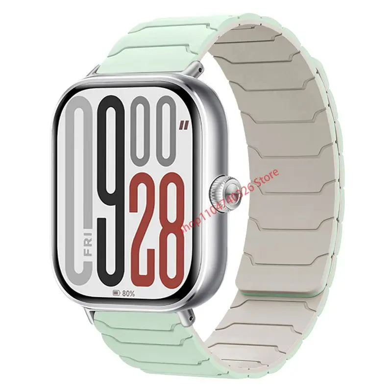 Flexible Silicone Magnetic Strap for HUAWEI Fit 4 Pro 4 3 2 1, Replacement Accessories