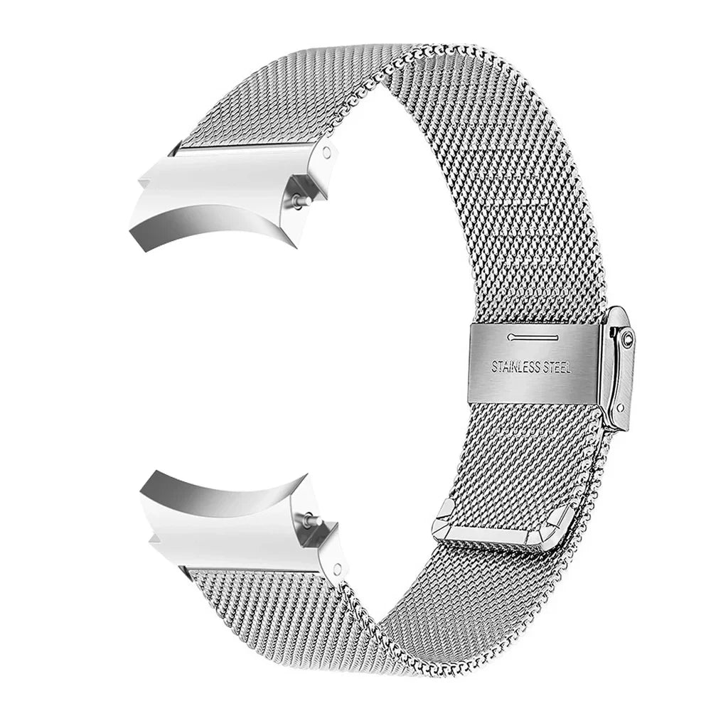 Bracelet en acier sans espaces pour Samsung Galaxy Watch 7 6 5 4 40mm 44mm 5Pro 45mm bracelet en métal pour Galaxy Watch 6 4 Classic 47mm 46mm 43mm