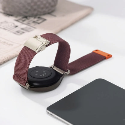 Cinturino elastico in nylon magnetico per Samsung Watch 7 6 5 4, braccialetto per Garmin, Amazfit, Huawei Watch GT, Xiaomi Watch