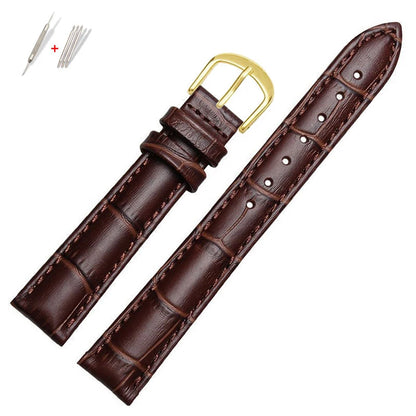 Genuine Leather Watch Strap for Men and Women, Watch Band, Black Brown, Rossini, 818573, 818574, 5613, 517768 mol, Citizen, 12mm, 14mm, 16mm, 18mm
