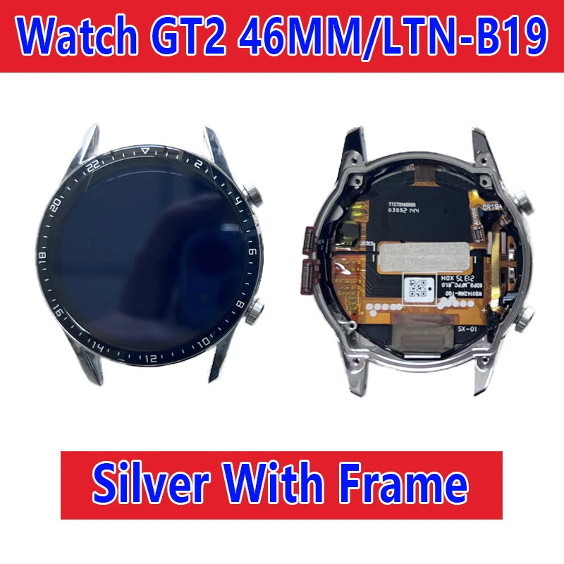 Pour Huawei Watch GT2 assemblage d'écran, montre GT2Pro, GT3, GT3Pro écran LCD, LTN-B19, VID-B99, JPT-B29, écran tactile MIL-B19