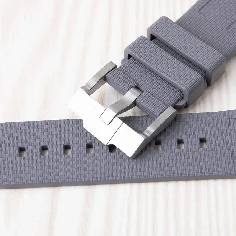 Nuovo cinturino per orologio in gomma fluorurata FKM da 26 mm per AP Audemars Piguet 15400 15500 26331 41 mm, cinturino, fascia