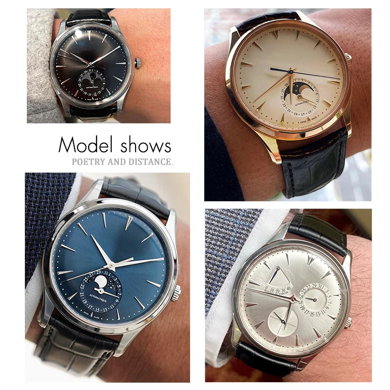 Bracelet de montre en cuir véritable pour Longines Jaeger, bracelet de montre pliable, noir, vert, bleu, 19mm, 20mm, 21mm, 22mm