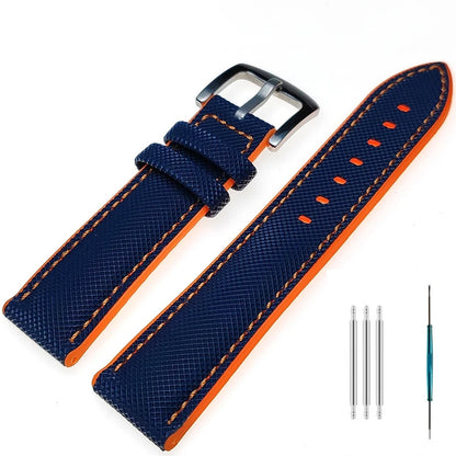 Nylon Fiber and Rubber Watch Strap - Universal