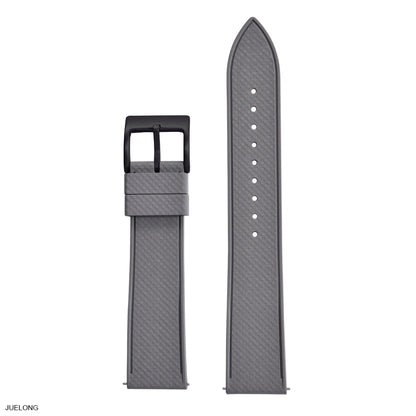 Cinturino per orologio in gomma FKM di alta qualità 20 mm 22 mm, cinturino a sgancio rapido con motivo a mosaico, cinturino morbido impermeabile per immersione