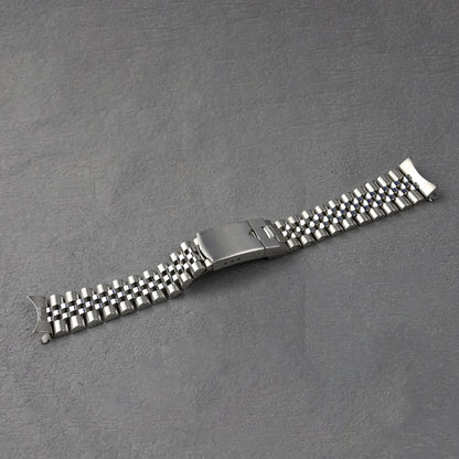 For Seiko DressKX 5 Sport (SRPE53 SRPE55 SRPE57 SRPE58) - Jubilee Watch Band 20mm Solid Curved End Stainless Steel Bracelet
