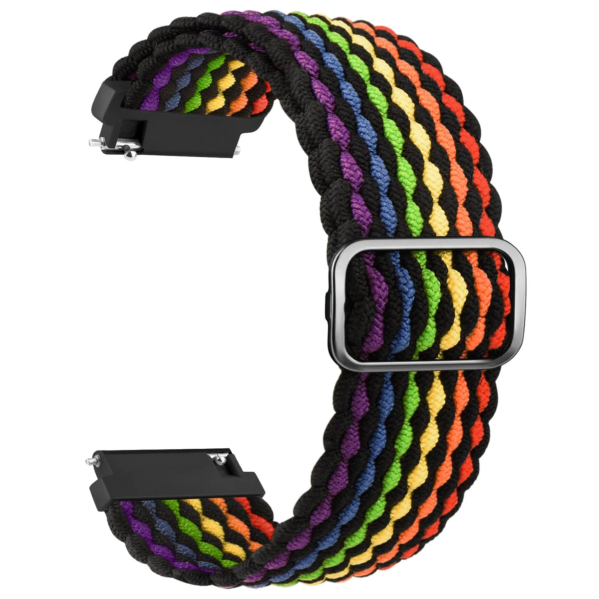 Bracelet tressé élastique 20mm/22mm, pour Garmin Forerunner 55 165 265 965 255 Active 5/Vivomove Trend/Vivoactive 5/Venu 3/2